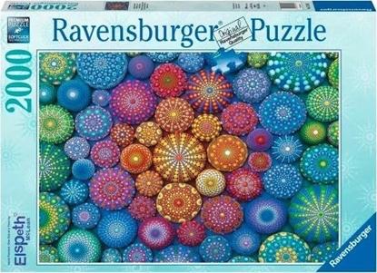 Picture of Ravensburger Puzzle 2000el Tęczowe mandale 171347 RAVENSBURGER