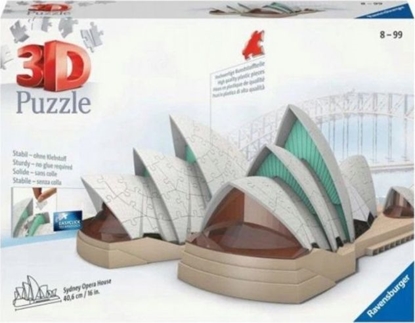Attēls no Ravensburger Puzzle 216 Elementów 3D Budynki Nocą Opera W Sydney
