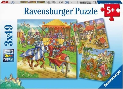 Picture of Ravensburger Puzzle 3x49 Rycerze