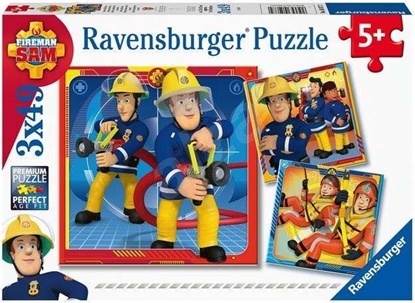 Attēls no Ravensburger Puzzle 3x49 Straak Sam na ratunek!