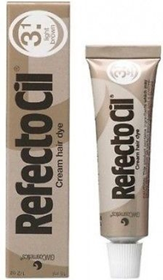 Picture of RefectoCil  Eyelash And Eyebrow Tint henna do brwi i rzs 3.1 Light Brown 15ml