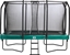 Attēls no Trampolina ogrodowa Salta ogrodowa First Class z siatką wewnętrzną 366 x 214 cm zielona