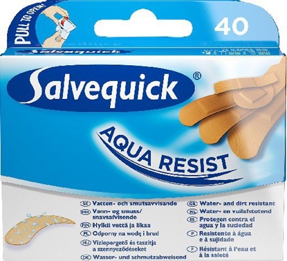 Attēls no Salvequick  Plastry Aqua Resist wodoodporne 1op-40szt