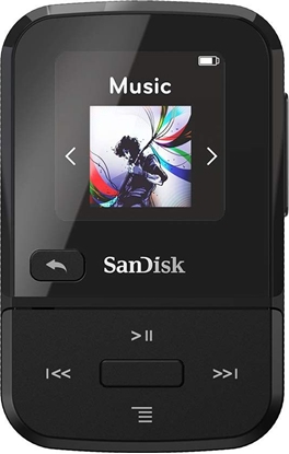 Изображение SanDisk Odtwarzacz MP3 Sansa Clip Sport Go 32GB czarny (SDMX30-032G-G46K)