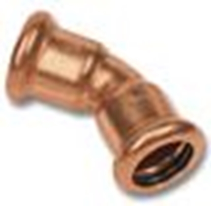 Attēls no SANHA Press cznik 45° ZW x ZW 28mm (1604128)