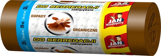 Picture of Sarantis Worki do segregacji Jan Niezbdny brzowe 35L 20szt. (8571019502)
