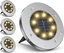 Изображение Saska Garden lampa solarna 8 LED SMD do wbicia w podłoże kpl. 4 szt.