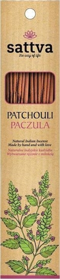 Picture of Sattva Natural Indian Incense naturalne indyjskie kadzideko Paczula 15szt.