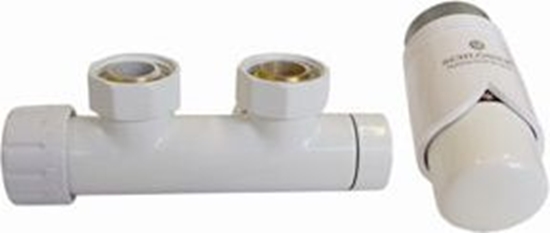 Picture of Schlosser Zestaw Duo-plex ktowy prawy biay (612100001)