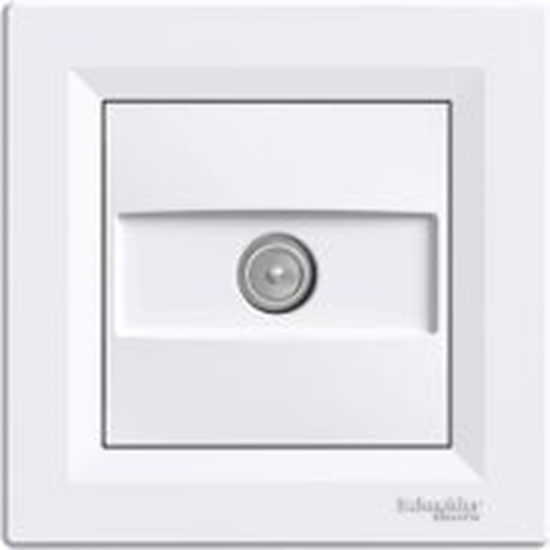 Picture of Schneider Electric Gniazdo antenowe Asfora TV przelotowe biae (EPH3200221)