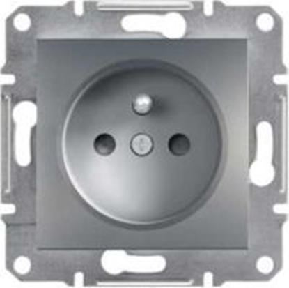 Picture of Schneider Electric Gniazdo Asfora pojedyncze z przesonami stal (EPH2800262)