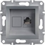 Picture of Schneider Electric Gniazdo komputerowe Asfora kat. 6 UTP bez ramki stal (EPH4700162)