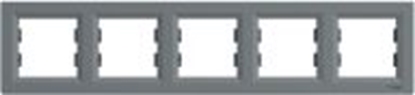 Изображение Schneider Electric Ramka 5-krotna pozioma stal (EPH5800562)