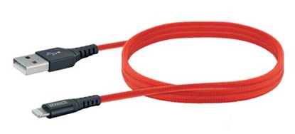 Attēls no Kabel USB Schwaiger USB-A - Lightning 1.2 m Czerwony (LPRO410501)