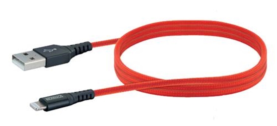 Picture of Kabel USB Schwaiger USB-A - Lightning 1.2 m Czerwony (LPRO410501)
