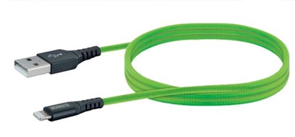 Изображение Kabel USB Schwaiger USB-A - Lightning 1.2 m Zielony (LPRO420501)
