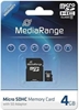 Picture of Mediarange SD MicroSD Card  4GB SD CL.10 inkl. Adapter