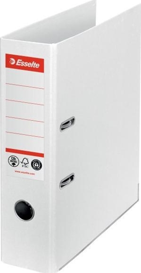 Picture of Segregator Esselte Segregator Esselte No.1 neutralny pod wzgldem emisji CO2, A4, szer. 75 mm, biay 627570