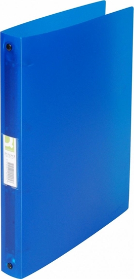 Picture of Segregator Q-Connect Segregator ringowy Q-CONNECT, PP, A4/4R/25mm, transparentny niebieski