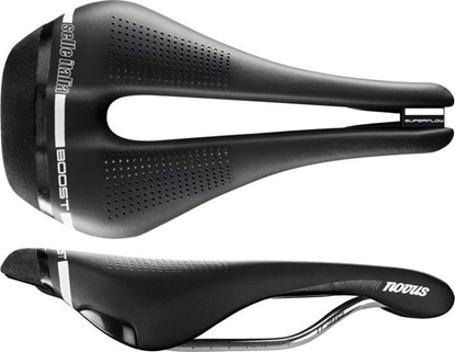Attēls no Selle Italia Siodo SELLE ITALIA NOVUS BOOST SUPERFLOW S (id match - S3) ti 316 tube 7, fibra-tek, czarne (NEW)