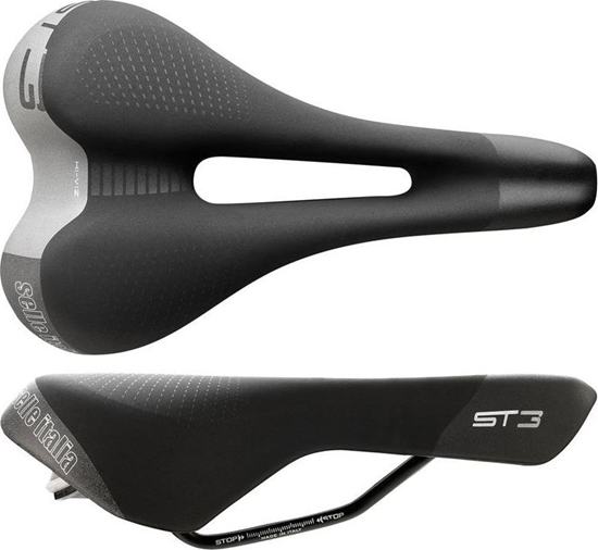 Picture of Selle Italia Siodo SELLE ITALIA SPORTOURING ST 3 SUPERFLOW S (id match - S3) Fec Alloy 7x9, soft-tek, czarne (NEW)