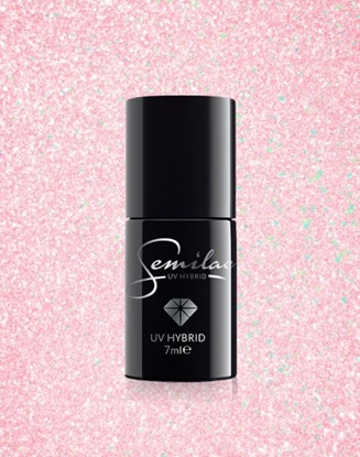 Attēls no Semilac Lakier hybrydowy 7 ml Pink Crystals 164