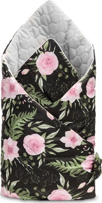 Изображение Sensillo ROEK VELVET CZARNY KWIATY 75x75