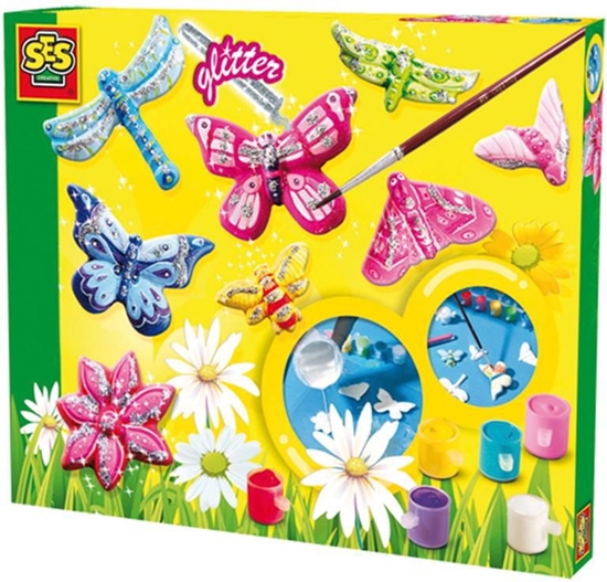 Изображение SES Odlewy gipsowe - Motyle z brokatem (216347)