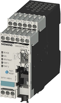 Attēls no Siemens Elektroniczny moduł zabezpieczający silnik 4we/3wy 24V DC ETHERNET RJ45 (3UF7011-1AB00-0)