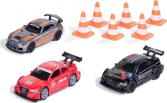 Изображение Siku SIKU 6331 Super-Gif Set Zestaw pojazdów wycigowych + pachoki