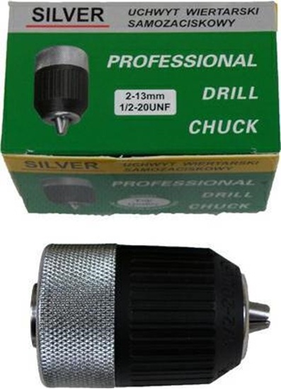Picture of Silver GÓWKA DO WIERTARKI 13mm-1/2-SAMOZACISKOWA METAL - PLASTIK /SILVER EXSV006