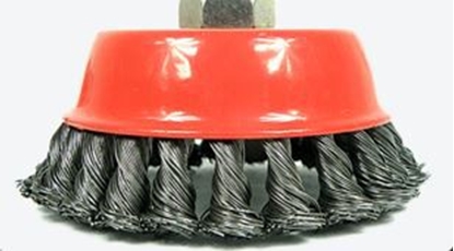 Picture of Silver Szczotka doczoowa z gwintem M14 65mm (10342)