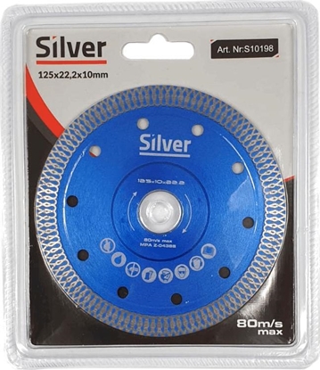 Изображение Silver TARCZA DIAMENTOWA DO GRESU 125x22,2 / SILVER EX10198