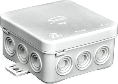 Picture of Simet Puszka elektroinstalacyjna N5 odgana natynkowa IP54 szara (83005002)