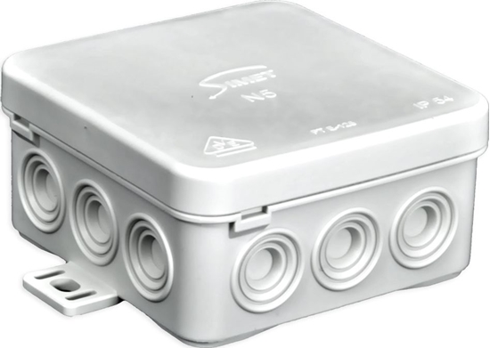 Picture of Simet Puszka elektroinstalacyjna N5 odgana natynkowa IP54 szara (83005002)