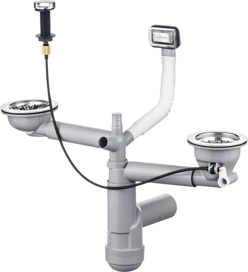 Picture of Syfon Deante Space-Saver Lux Syfon do zlewozmywaka granitowego - Space-Saver