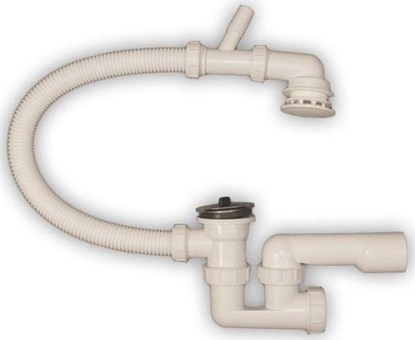 Picture of Syfon Unimet SYFON WANNOWY NADSTROPOWY Z WYJCIEM NA PRALK , SITKO MET