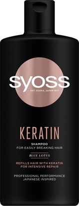 Attēls no Syoss Keratin Szampon wygadzajcy do wosów amliwych