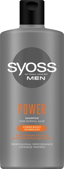 Изображение Syoss Syoss Men Power Szampon wzmacniajcy - wosy normalne 440ml
