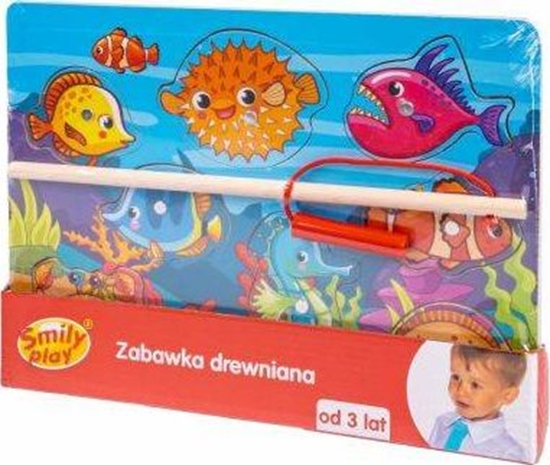 Picture of Smily Play Smily Play Ukadanka Drewniana Magnetyczna owienie Rybek