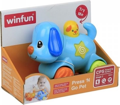 Picture of Smily Play Zwierzaki Nacinij i Jed Pies niebieski (000733)