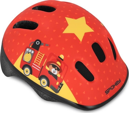 Изображение Spokey Kask rowerowy dziecicy regulowany 941014 FUN 52-56 cm