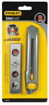 Picture of Stanley Noyk z ostrzem amanym 18mm Interlock 5 ostrzy (7-10-018)