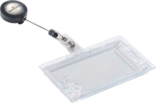 Picture of Staples DURABLE Identyfikator na 2 karty magnetyczne 10 sztuk