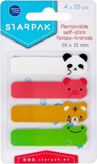 Picture of Starpak I ZAKLADKA IND 15X55 4X20K ANIMAL B/C 24/1008