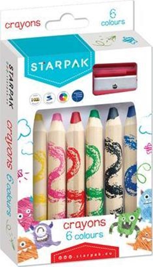Picture of Starpak KREDKI OLO 6KOL JUMBO TEMPEROWKA STK PUD 1/48