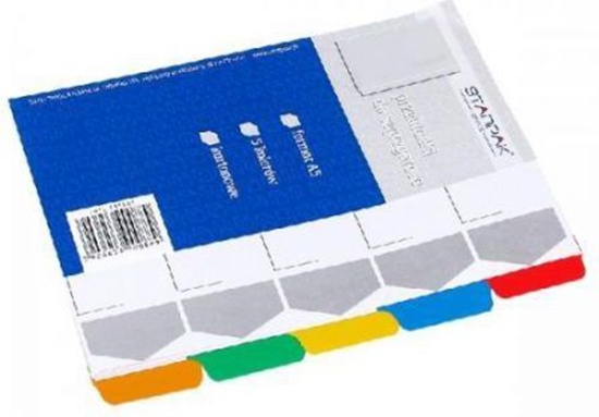 Picture of Starpak Przekadka kartonowa A5 5 kolorów (179878)