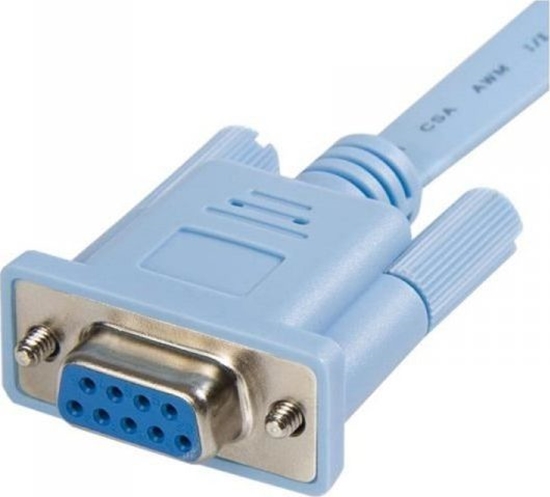 Picture of StarTech Cable StarTech RJ-45 to DB9 Cisco 1,8m M/F Blue