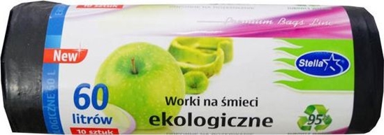 Picture of Stella Pack Worki na mieci ekologiczne 60l 10 sztuk na rolce