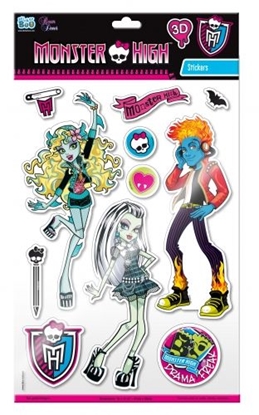 Attēls no Sticker BOO Dekoracja cienna Monster High 3D (DECLIC301)